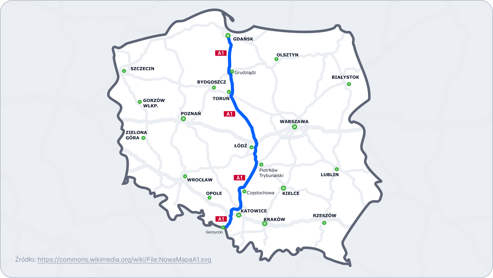 autostrady i drogi ekspresowe w Polsce