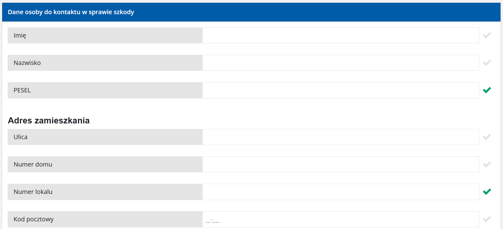zgłoszenie szkody uniqa - uszkodzony pojazd w zdarzeniu komunikacyjnym